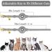 OOPSDOGGY AirTag Cat Collar with Bell - Non Breakaway Leather Kitten Collar with Apple Air Tag Holder - Lightweight Integrated GPS Pet Collars for Girl Boy Cats Small Dogs Puppies (Gray) - Buy Online on GoSupps.com
