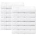 Tommy Bahama Island Retreat White 12pc Washcloths Set - Absorbent & Fade-Resistant Cotton Towels for Fashionable Bathroom Decor - Buy Online on GoSupps.com