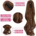 FXYTK Claw Clip Ponytail Hair Extension - 18 Curly Light Auburn - Buy Online on GoSupps.com