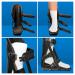 Kids Adjustable Night Splint - Pediatric Plantar Fasciitis & Foot Pain Relief Boot | Black X-Small - Buy Online on GoSupps.com