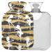 NAANLE Christmas Ballet Dancer Heat bottle MIT TIVE Transparent Warm water bottle 1l of warm heading for bed Handfoots Warmer pain relief heat and cold therapy