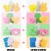 Cute Fun Cellulose Compressed Sponges - Bath Cleaning, DIY Crafts (Random 3 Pack) - Buy Online on GoSupps.com