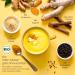  He-Ju He-Ju Bio Golden Milk Classic 150g (30 servings) turmeric latte powder with lucuma and a pinch of pepper sugar-free Ayurvedic ritual vegan and additive-free - Buy Online on GoSupps.com