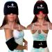Tennis Elbow Migraine Headache Relief Cap Wraps-2pk - Pickleball Injuries Tendonitis Face Hot & Cold Cap for Migraines & Headaches with Odor Blocking Bag Cooling Ice & Soothing Heat Therapy Set