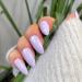 TEN NAILS 24pcs Stiletto False Nails Almond Fake Nails Acrylic Long Tips 12 Sizes with Glue (Lilac) - Buy Online on GoSupps.com