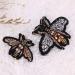 Supvox 10pcs Handmade Embroidered Bee Beaded Patch Appliques for DIY Apparel and Bags Decoration - Buy Online on GoSupps.com