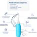 HAPPYPO Butt Shower - Light Blue Portable Bidet with Travel Bag | Easy-Bidet 2.0 Replaces Wet Wipes | German Shark Tank Product - Buy Online on GoSupps.com