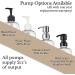 Refillable Shampoo and Conditioner Bottles with Stainless Steel Pumps - 16 oz 3 Pack - Buy Online on GoSupps.com