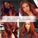 Esmee Ombre Red Brown Synthetic Wig for Women - Heat-Resistant Natural Long Wavy Hair for Daily Wear & Cosplay - Buy Online on GoSupps.com