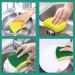 Clocked Sponge Flush Kitchen Sponge - 24 Pack Double-Sided Stain Remover (11x7x3cm) - Durable Cleaning Sponge for Home & Office - International Shipping Available - Buy Online on GoSupps.com
