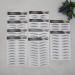 6D Black Eyebrow Stickers - Waterproof & Natural Tattoos - 10 Sheets (100 Pairs) - Buy Online on GoSupps.com
