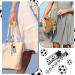Soccer Lipstick Holder Keychain Set - 20 Pieces | Portable Lipstick Holder with Wristlet Lanyard | Team Lipstick Accessory (White Soccer) - Buy Online on GoSupps.com