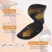 Heel Cushion Pads Liner - 2 Pairs Self-Adhesive Shoe Inserts for Men and Women - Black - Buy Online on GoSupps.com