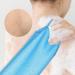 3 Pack Exfoliating Body Scrubbers with Handle - Dual Sided Nylon Back Washer - Stretchable Pull Strap - Perfect for Shower or Bath - Pink, Blue, Grey - Buy Online on GoSupps.com