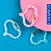 Curaprox Blue Baby Bite Ring with Rattle & Learning Toothbrush - BPA-Free - 1 Piece - Buy Online on GoSupps.com