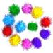 80 Count Assorted Color Sparkle Balls Cat Toy Set - Pom Pom, Tinsel, Glitter Puff Balls for Cat Kittens - Buy Online on GoSupps.com