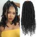 Passion Twist Crochet Hair 12 Inch 9 Packs Pretwisted Passion Twist Hair Soft Pre Looped And Pre twist Crochet Hair For Women Short Black Curly Crochet Braids(12 1B) 1B 12 Inch(Pack of 9)