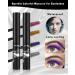 Bronzer Glitter Mascara Sparkle Colorful Waterproof Mascara for Eyelashes Liquid Lash Extensions Mascara Long Wear Lengthening Curling Eye Lashes Halloween Christmas Gift Eye Makeup for Women-06 06# Bronzer - Buy Online on GoSupps.com