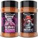 Quasi & Squatch Quasi & Squatch 2 x BBQ Bottles - SlumHog Millionaire (Pork Rub) and Brisket (Beef Rub) - 2 Large BBQ Bottles 440g