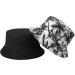 ZLYC Unisex Palm Tree Black Bucket Hat - Summer Travel Fisherman Cap for Women Men Teens - Buy Online on GoSupps.com