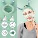 MUNSKT 3 Pieces Face Wash Headband with Two Face Wash Wristbands Skin Care Headband Spa Headband Facial Makeup Head Band Snail Frog Crab Headband Coral Fleece eadband for Washing Face - Buy Online on GoSupps.com