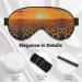 SSIMOO Sunflower Field Sunset Eye Mask - Soft Breathable Sleep Patch for Women | Perfect for Travel & Relaxation - Buy Online on GoSupps.com