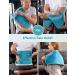 XXX-Large Heating Pad for Back Pain Relief | 12x24 Electric Hot Pad with Moist/Dry Heat Therapy | 6 Temp Settings, Auto Shut-Off | Machine-Washable Grayish Purple - Buy Online on GoSupps.com