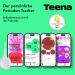 Teena: Smart Period Tracker for Teenagers | Predict Menstruation & Informative App | Pastel Pink - International Shipping Available - Buy Online on GoSupps.com