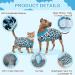 Kuoser Dog Body Suit for Post-Surgery | Breathable E-Collar Alternative for Male & Female Dogs - XS Light Blue - Buy Online on GoSupps.com