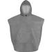 normani children's bath poncho - bath towel for toddlers made of cotton with hood - bath towel bathrobe grey 70 cm x 75 cm