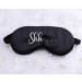 Personalized Satin Eye Masks for Sleeping - Monogram Wedding Favor - Bachelorette Bridesmaid Gift (Black) - Buy Online on GoSupps.com