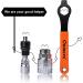 Oumers Bike Crank Extractor & Bottom Bracket Remover Kit with 16mm Spanner - Professional Bicycle Repair Tool - Buy Online on GoSupps.com