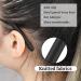 Prasacco Silicone Glasses Covers - 6 Pairs (12 Pieces) Anti-Slip Ear Cushions for Sunglasses & Reading Glasses - Comfortable & Decorative - Black - Buy Online on GoSupps.com