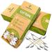 Organics SAFETY swabs Biodegradable Bamboo Cotton Swabs for baby - Buds for Ear Cleaning Makeup Pet Care First Aid Art & Crafts Safe & Sustainable Alternative Paper Packaging 100pcs