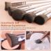 Beakey 12-Part Professional Makeup Brush Set High-Quality Synthetic Brushes for Foundation Rouge Powder & Eyeshadow | Rose Gold | International Shipping - Buy Online on GoSupps.com