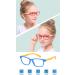 JoXiGo Blue Light Blocking Computer Glasses for Kids (Ages 3-7) - Includes Glasses Strap & Case - Red - Buy Online on GoSupps.com