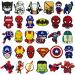 WKXINXUAN Shoe Pin Marvel 30 Pack Cartoon Shoe Decoration PVC Cartoon Crocodile Pins Clog Super Hero Pet children Charms for Kids and Adults Clog Shoe Decoration Diy Shoe Charms Bags Gift