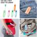 Portable Travel Toothbrush Kit - Folding Toothbrush with Built-in Cover for Hiking, Camping & Traveling - Mini Multi Color (4 Pack) - Buy Online on GoSupps.com