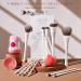 Jessup 14pcs Highend Makeup Brushes Set - Foundation Concealer Blush Contour Powder Eye Brush Makeup Sponge Cleaner Towel | Pearl White T333 - Buy Online on GoSupps.com