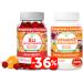 Lunakai Vitamin B12 and Vitamin E Gummies Bundle - 3000 mcg Gummies for Adults Energy Support and Bone Health - 250 mg 1000 iu Natural VIT E Plus C Supplements