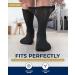 Pembrook Diabetic Socks - Non Binding Neuropathy Socks for Men & Women - Large Black (6 Pairs) - Buy Online on GoSupps.com