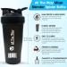 Large 28 oz BPA-Free Protein Shaker Bottle - Durable, Leak-Proof, Hand-Safe Design - Buy Online on GoSupps.com