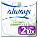 Always Ultra bind women organic cotton size.2 long (10 women's bandages with wings) Safe protection and surface 100% organic cotton 10 pieces (1 Pack)