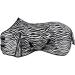 RL24 - Zebra flying ceiling with a cloister |tear -resistant & fine -meshed horse blanket |WeideDecke to protect against insects |With silence & extra long pages |Outdoor horse blanket |145 cm black and white 145cm