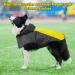 Kpuplol Hundersmantel | Waterproof Dog Raincoat with Hood & Reflex Stripes | Ultra-Light Breathable Dog Jacket for Small Medium & Large Dogs | Outdoor Hiking M Black/Yellow - Buy Online on GoSupps.com