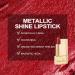 OULAC Metallic Shine Glitter Lipstick Red | Vegan & Cruelty-Free Long Lasting Lip Color - Cherry Bomb (12) - Buy Online on GoSupps.com