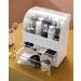 Premium MOOCHI White Makeup Organizer - XL Waterproof Storage Case with Drawers for Cosmetics & Jewelry - Buy Online on GoSupps.com