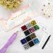 OUTUXED 5400pcs Multicolor Hotfix Rhinestones for Crafts & Clothes - 12 Mixed Colors with Tweezers & 2 Picking Pens - Buy Online on GoSupps.com