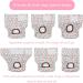 Cuteebone Washable Dog Diapers for Bitches - 3 Reusable Premium High-Suction Dog Diapers - XL Floral Design (66-86.5cm) - Buy Online on GoSupps.com