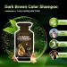 Herbishh Hair Color Shampoo 10 Sachet +1 Argan Hair Mask Pouch | 3 in 1 Hair Dye | PPD Free | Easy to Use | Available in 6 Colors | Long Lasting Hair Color (Dark Brown) - Buy Online on GoSupps.com